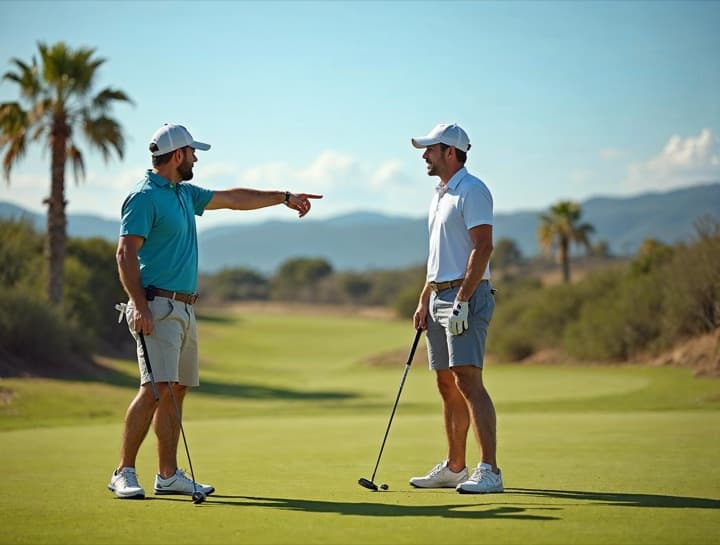 Mit Golftraining vor Ort